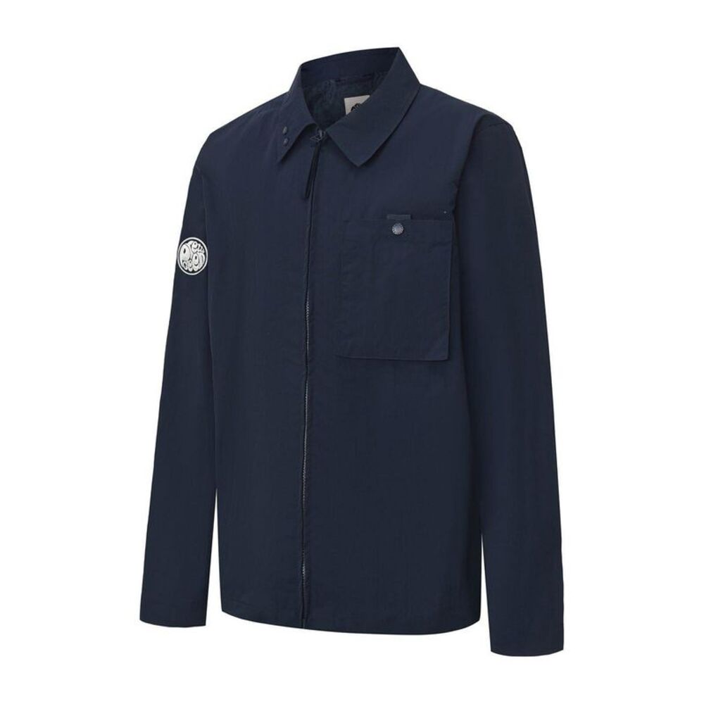 Pretty Green Mens Nylon Overshirt / Navy